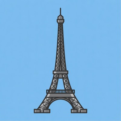 Eiffel Tower illustration
