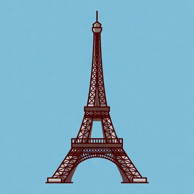 Eiffel Tower illustration