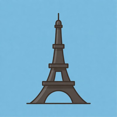 Eiffel Tower illustration