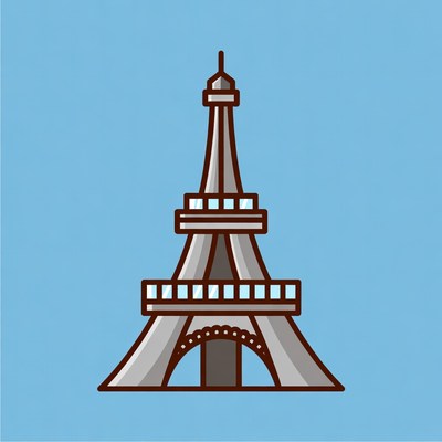 Eiffel Tower illustration