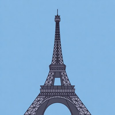 Eiffel Tower illustration