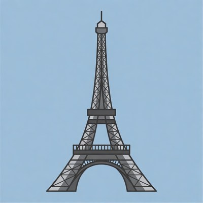 Eiffel Tower illustration