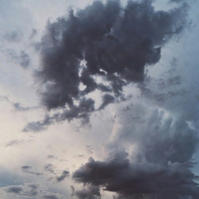 Dark Storm Clouds in Sky