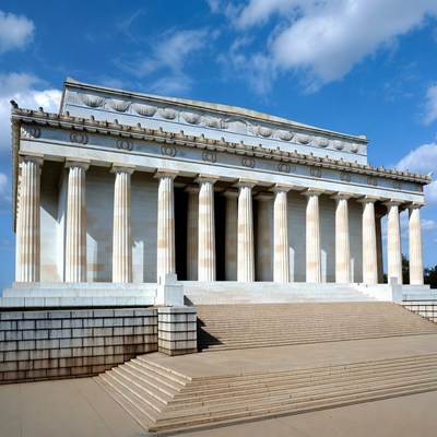 Lincoln Memorial with columns