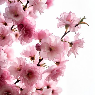 Pink Cherry Blossom Branches