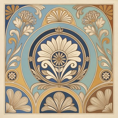 Art Nouveau Floral Design