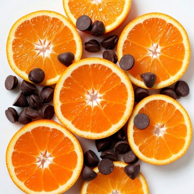 Orange Slices with Chocolate