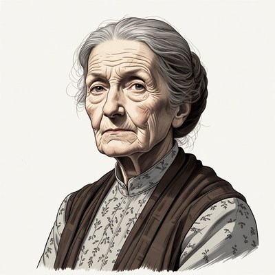 Elderly woman portrait