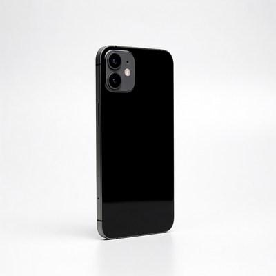 Black iPhone 12 Rear View