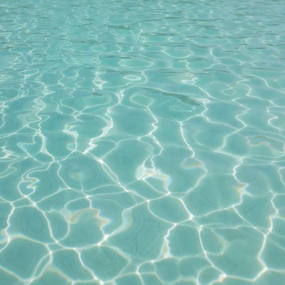 Turquoise Ocean Water Surface