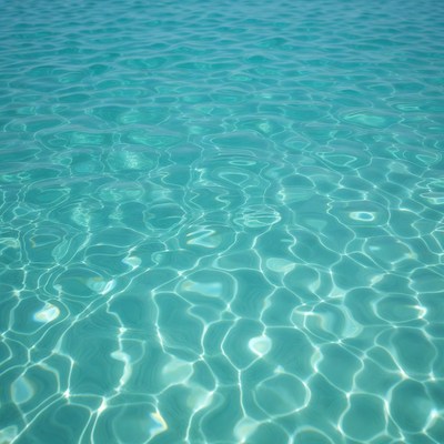 Crystal Clear Turquoise Ocean Water