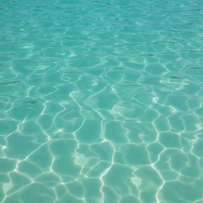 Turquoise Ocean Water Surface