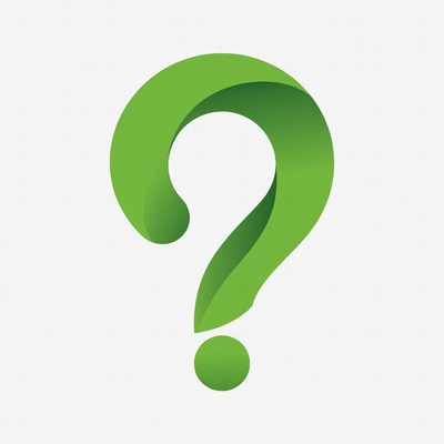 Green 3D Question Mark