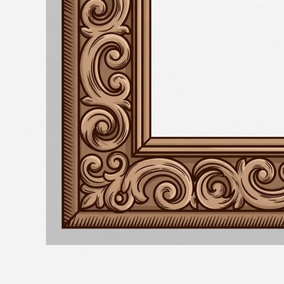 Ornate Vintage Picture Frame