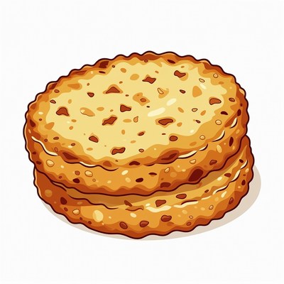 Stack of Peanut Butter Cookies