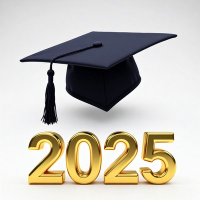 Graduation Cap with 2025