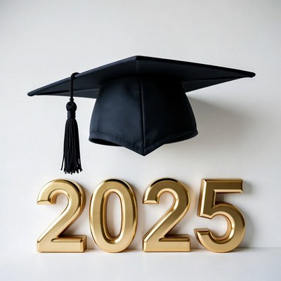 Graduation Cap with 2025