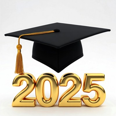 Graduation Cap with 2025