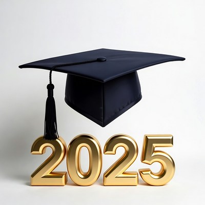 Graduation Cap with 2025