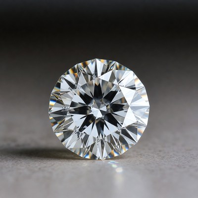 Sparkling Round Diamond Gem