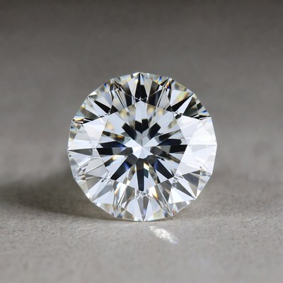 Sparkling Round Diamond Gemstone