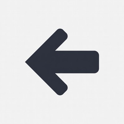 Black left arrow icon