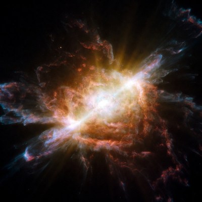 Vibrant Planetary Nebula in Space