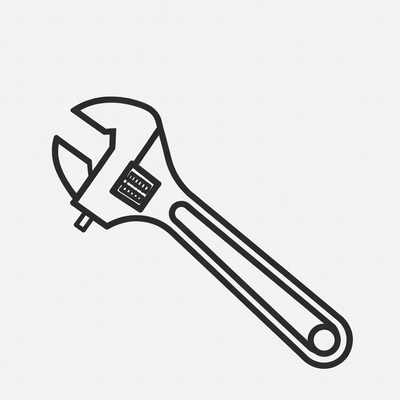 Adjustable Wrench Icon