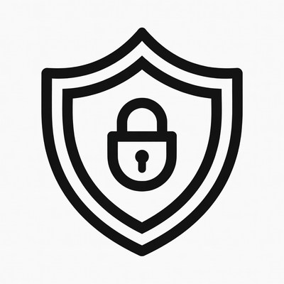 Shield with Lock Icon
