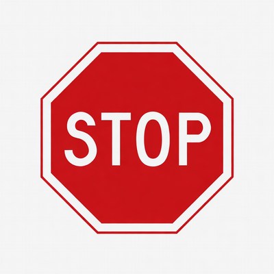 Red Stop Sign
