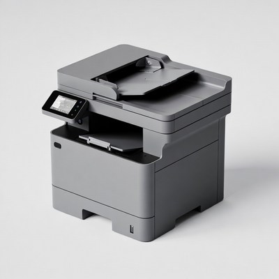 Gray Multifunction Laser Printer
