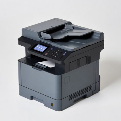 Modern Black Multifunction Printer
