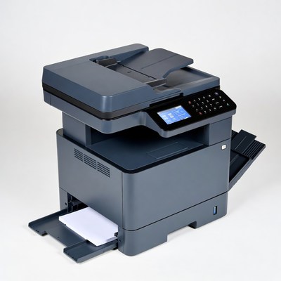 Modern Gray Multifunction Printer