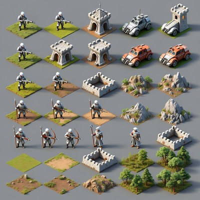 Isometric Game Assets Collection