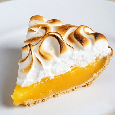 Lemon Meringue Pie Slice
