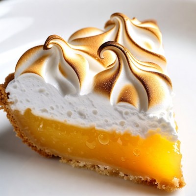 Lemon Meringue Pie Slice
