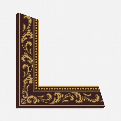 Ornate Gold Picture Frame Corner