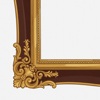 Ornate Gold Picture Frame
