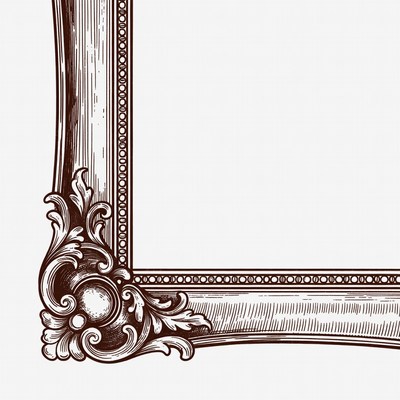 Ornate Vintage Picture Frame