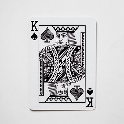 King of Spades Playing Card