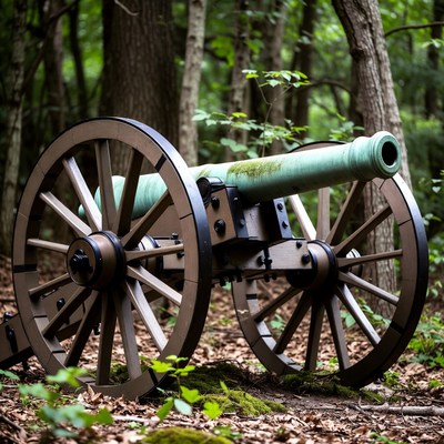 Mossy Cannon in Forest