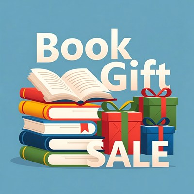 Books and Gift Sale Illustration