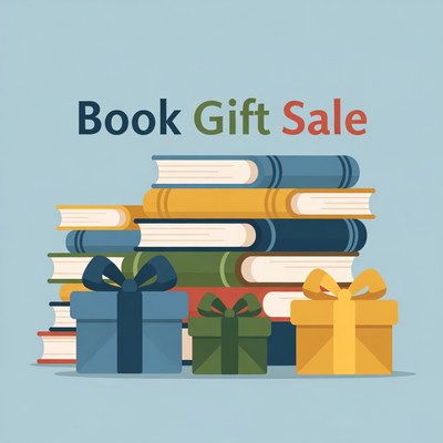 Book Gift Sale Illustration