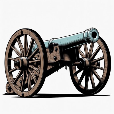 Vintage Cannon Illustration