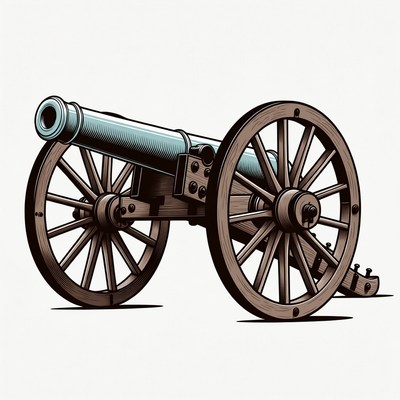 Vintage Cannon Illustration
