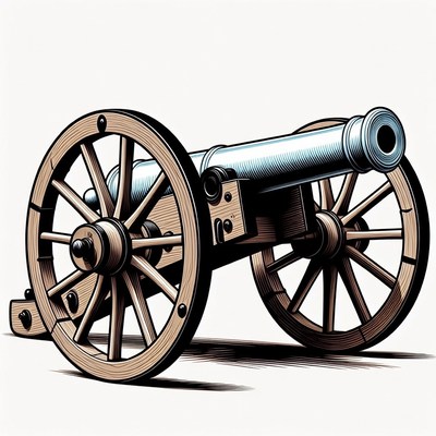 Vintage Cannon Illustration