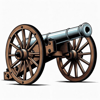 Vintage Cannon Illustration
