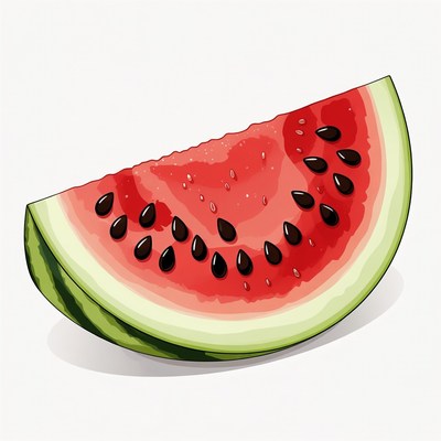 Watermelon Slice Illustration