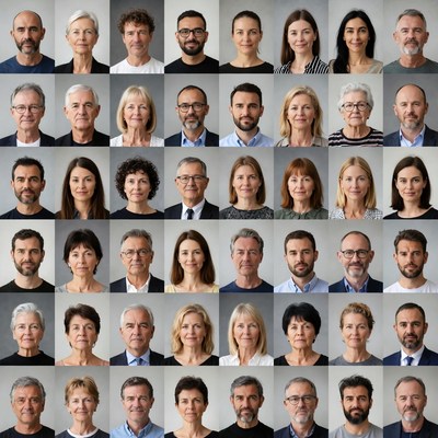 Diverse Group of Professional Headshots