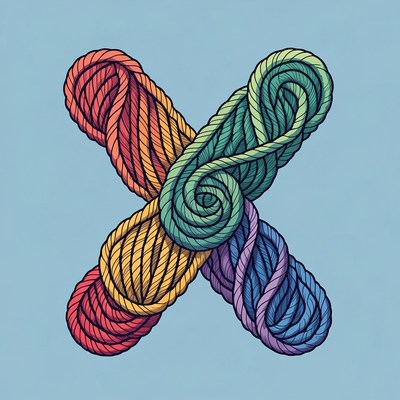 Colorful Yarn X Illustration